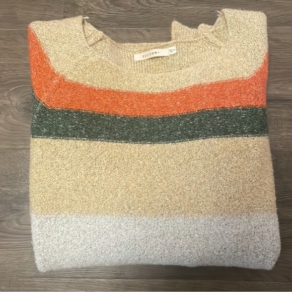 Women’s Ellison Wide Crew Neck Sweater, Size M - Picture 5 of 6